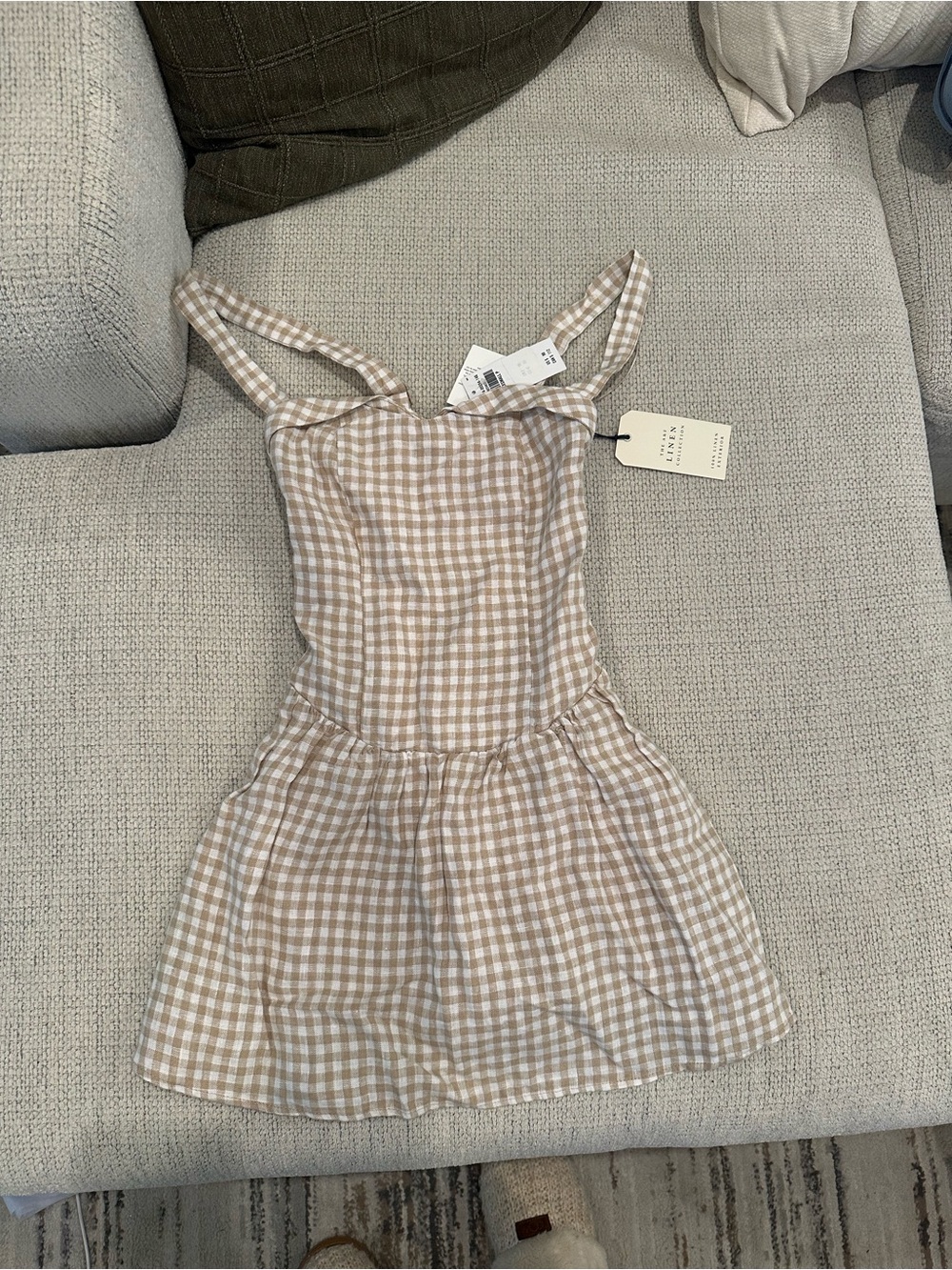 Abercrombie & Fitch Gingham Romper - Picture 3 of 6